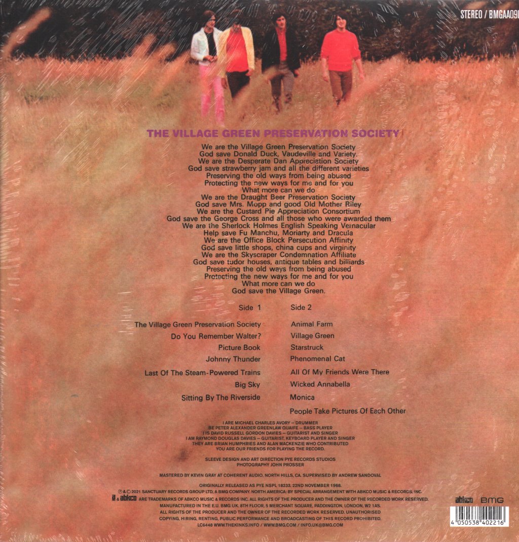 Kinks - Kinks Are The Village Green Preservation Society - Lp