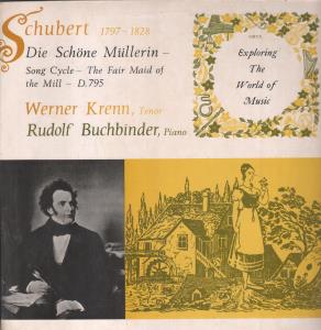Werner Krenn / Rudolf Buchbinder - Schubert - Die Schone Mullerin - Song Cycle - Lp