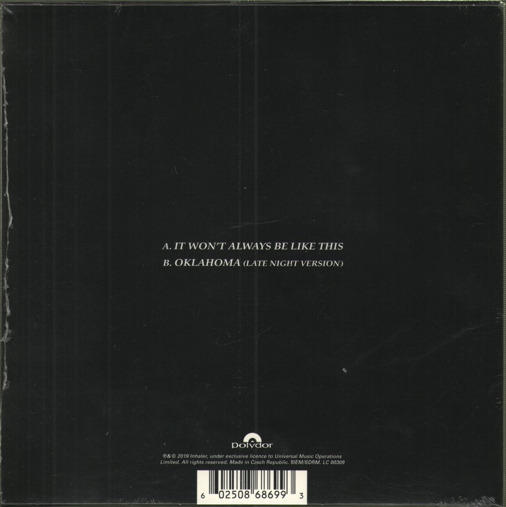 Inhaler - It Won't Always Be Like This - 7 Inch