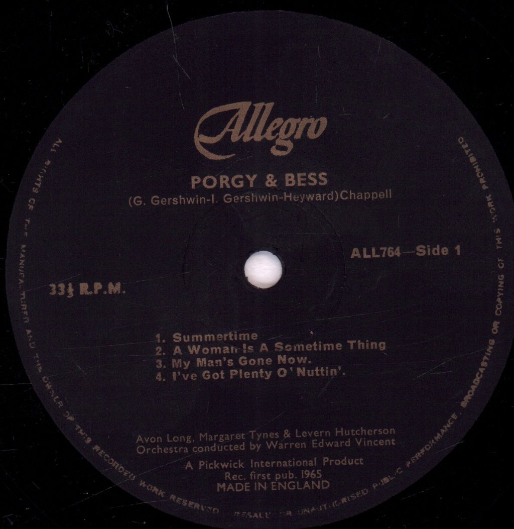 George Gershwin - Porgy And Bess - Lp