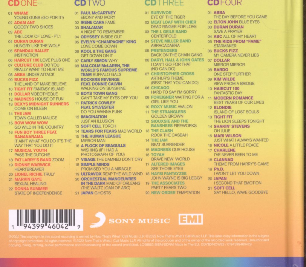 Various Artists - Now Yearbook '82 - Cd Set