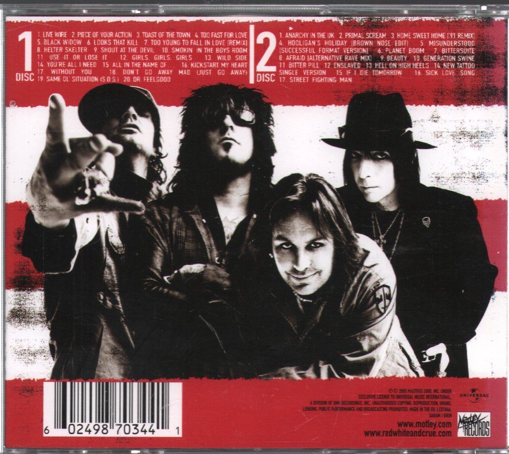 Mötley Crüe - Red, White & Crüe - Double Cd