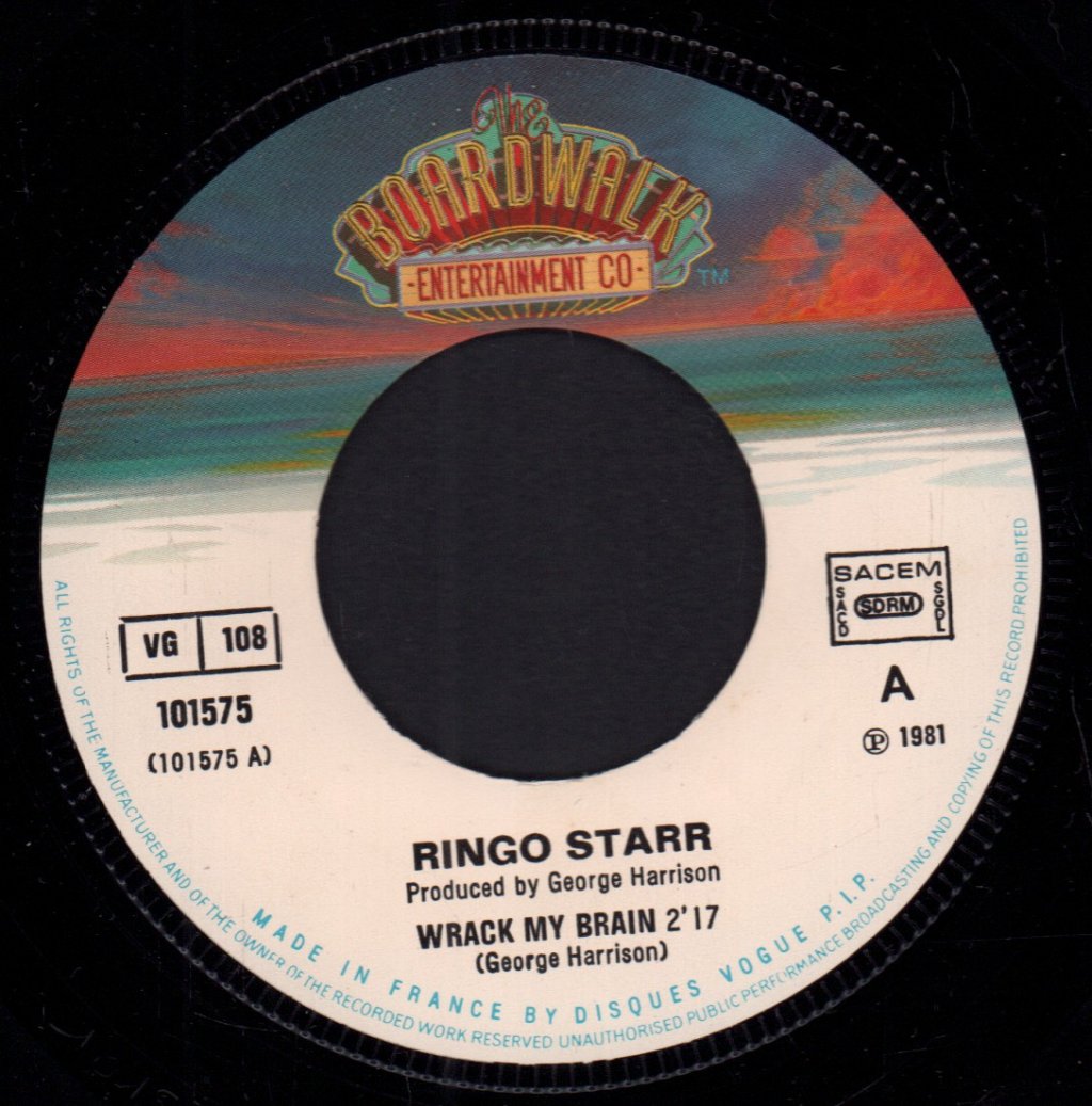 Ringo Starr - Wrack My Brain - 7 Inch