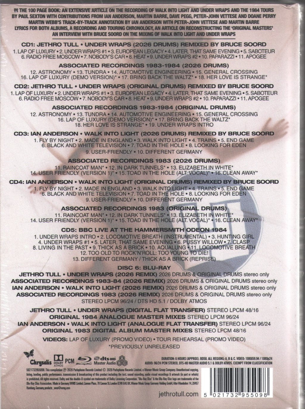 Jethro Tull - Under Wraps: The Unwrapped Edition - Cd Box Set