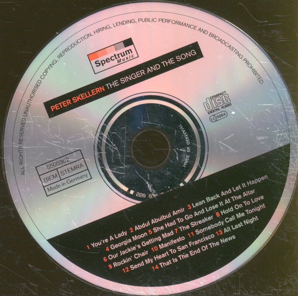 Peter Skellern - Singer And The Song - Cd