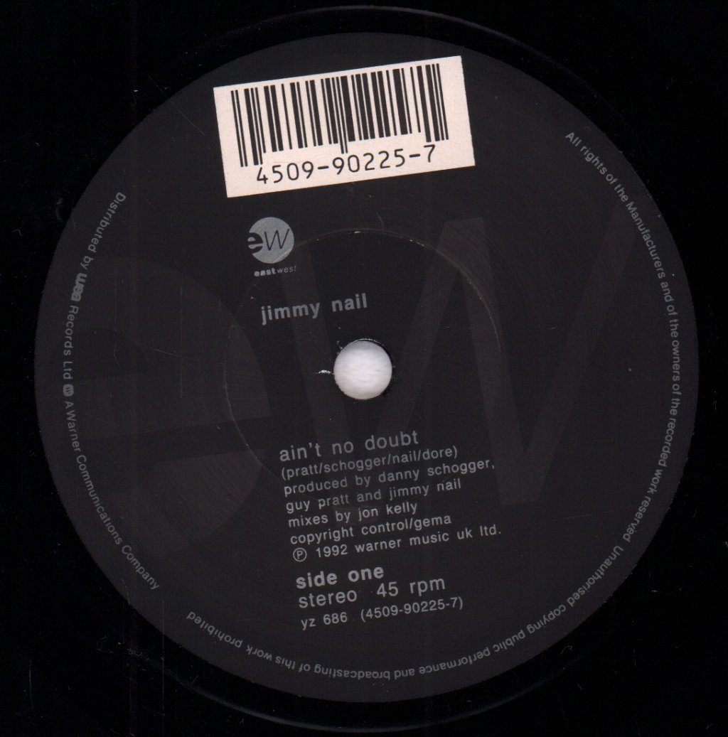 Jimmy Nail - Ain't No Doubt - 7 Inch