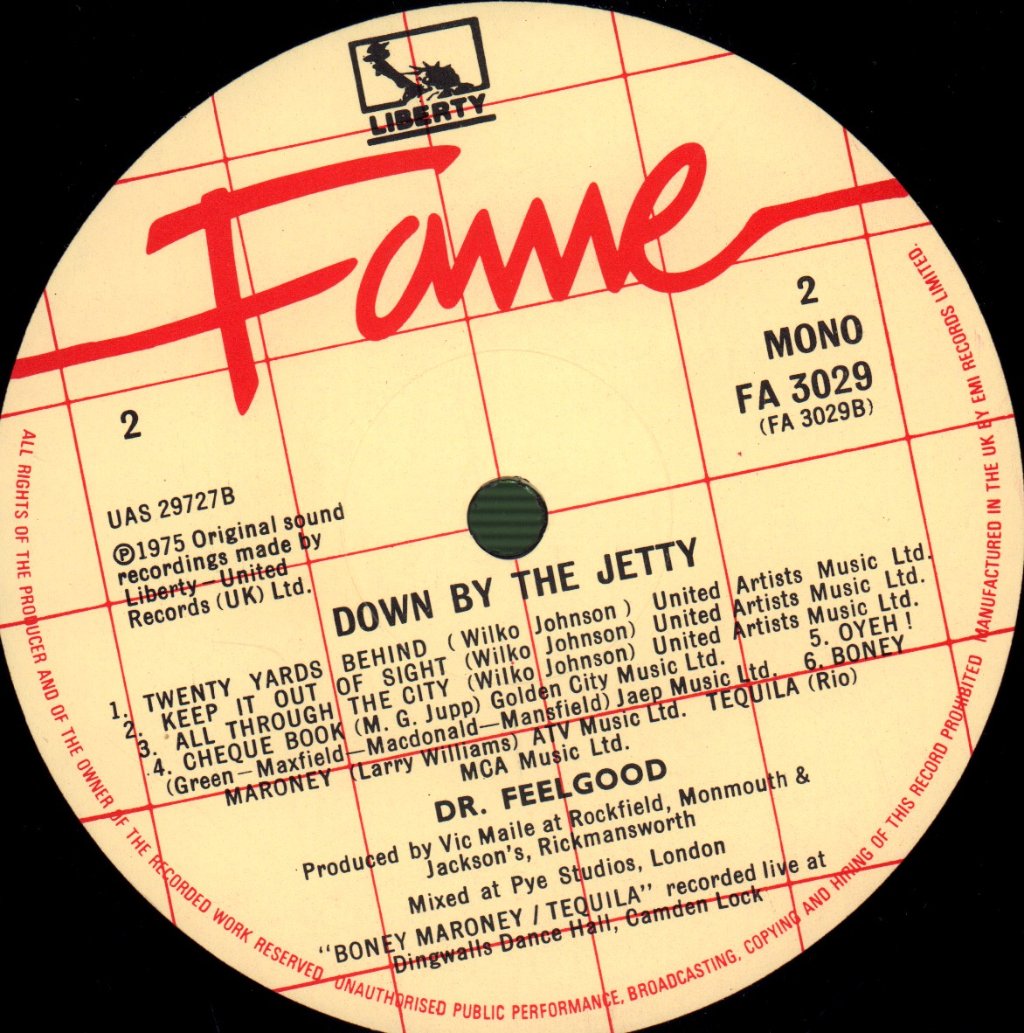 Dr Feelgood - Down By The Jetty - Lp