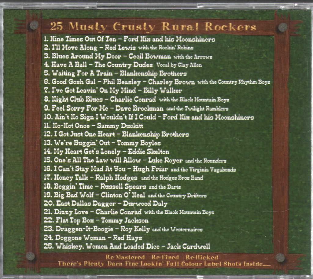 Various Artists - Country Hicks Volume One - Cd