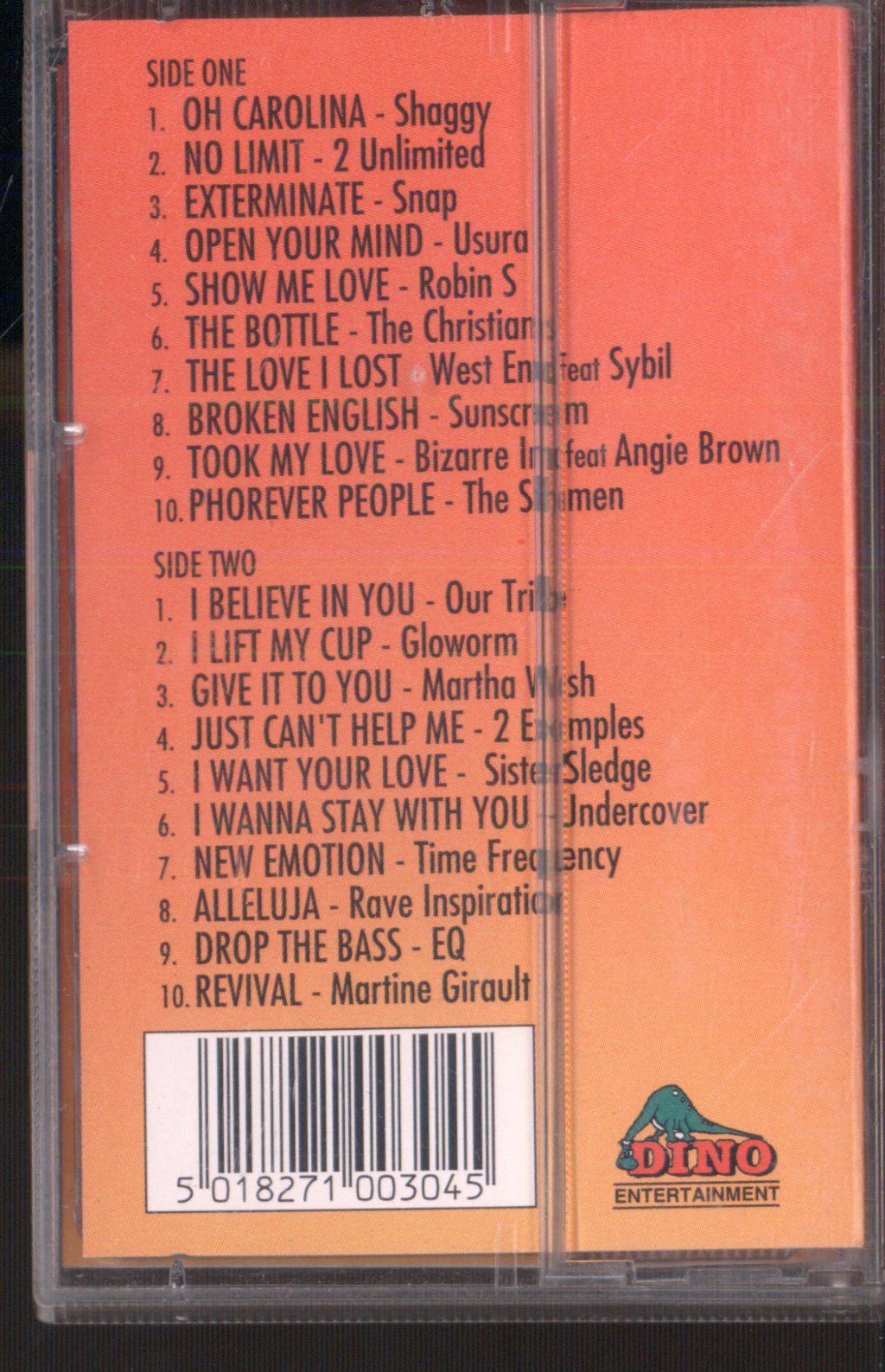 Various Artists - Energy Rush Presents: Dance Hits 93 - Cassette