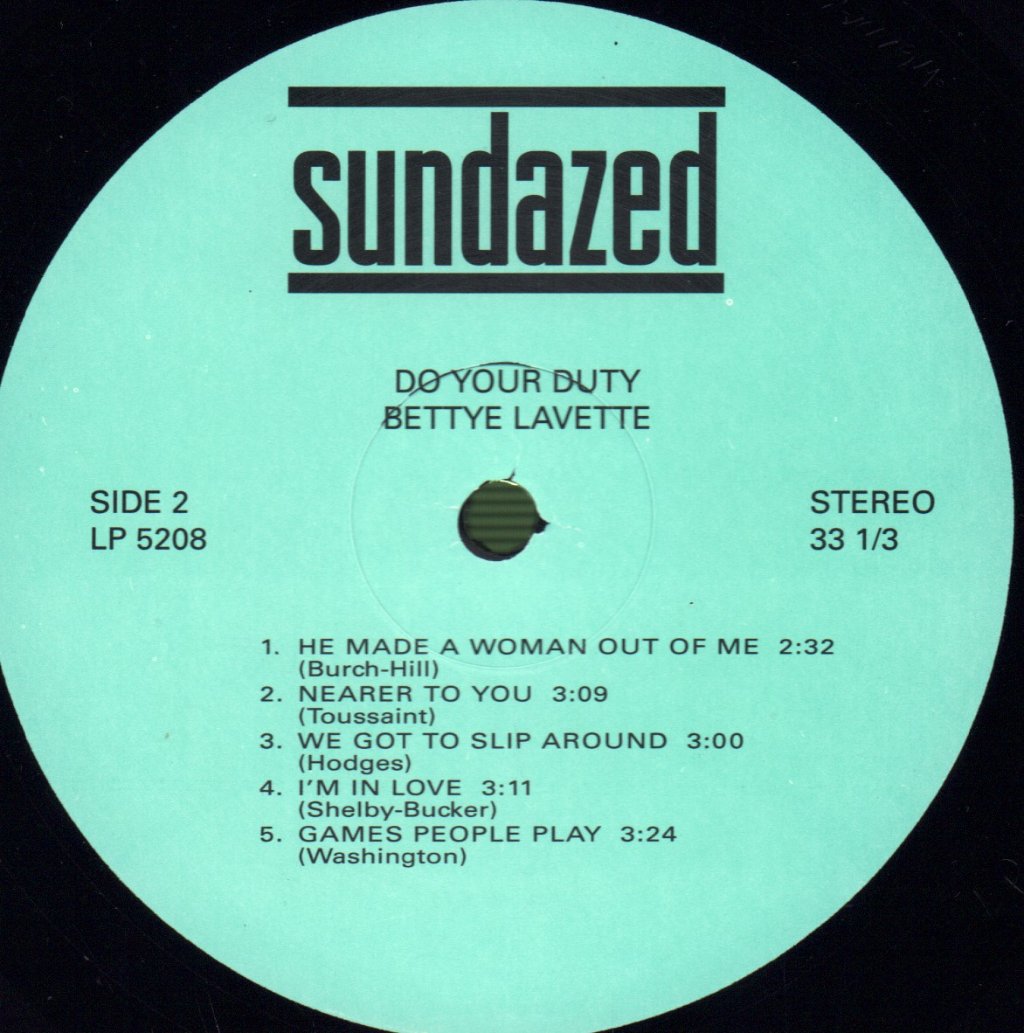 Bettye LaVette - Do Your Duty - Lp