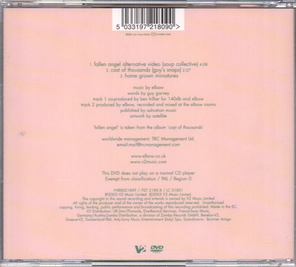 Elbow - Fallen Angel - Dvd