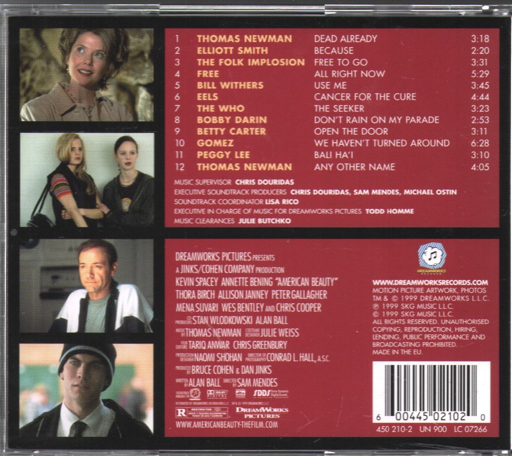 American Beauty - Music From The Original Motion Picture Soundtrack - Cd