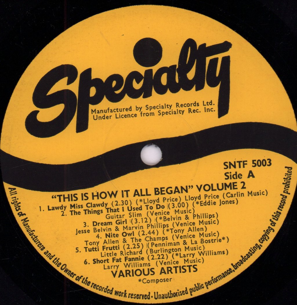 Various Artists - This Is How It All Began Vol 2 - Lp