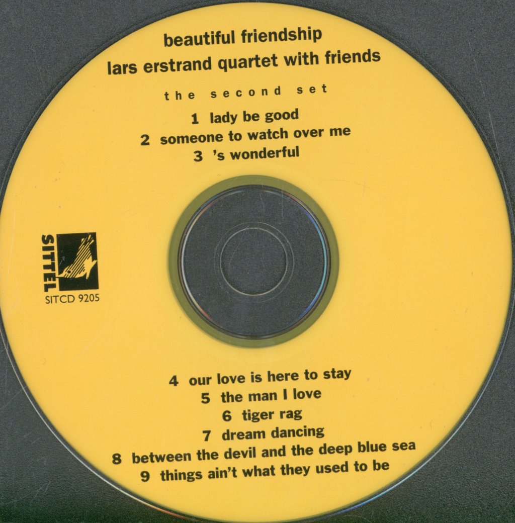 Lars Erstrand Quartet With Friends - Beautiful Friendship (The Second Set) - Cd