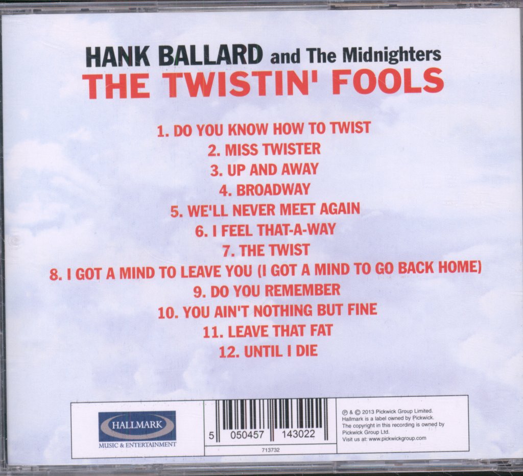Hank Ballard & The Midnighters - Twistin' Fools - Cd