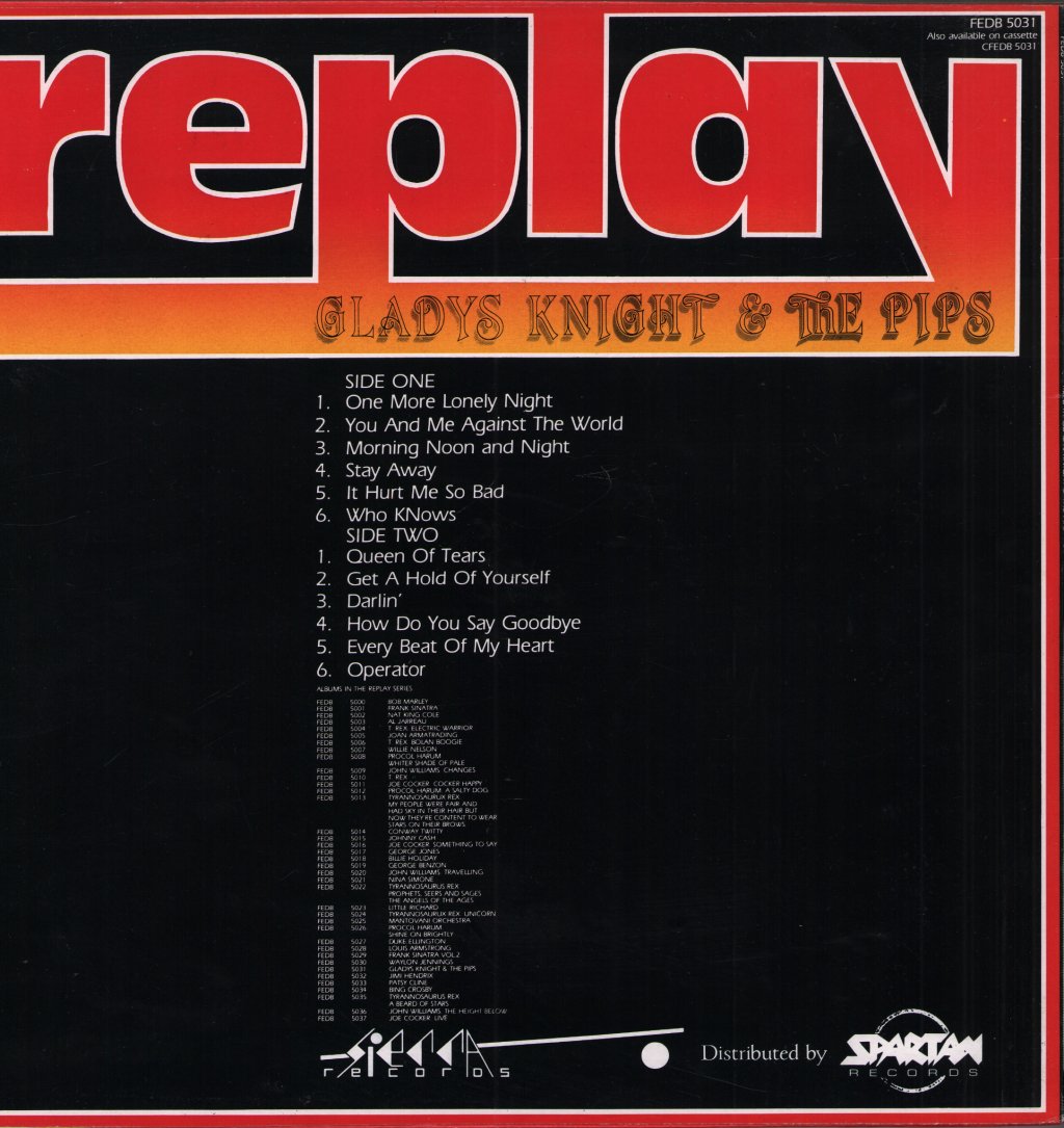 Gladys Knight And The Pips - Replay - Lp