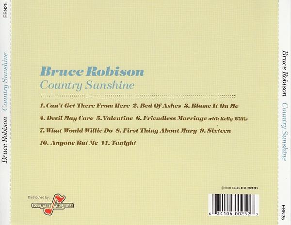 Bruce Robison - Country Sunshine - Cd