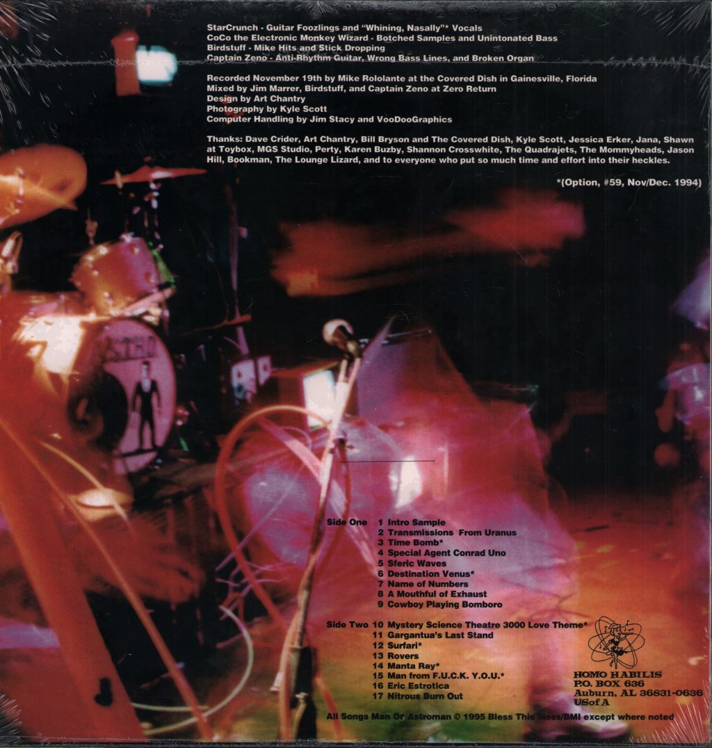 Man Or Astro-Man? - Live Transmissions From Uranus - Lp