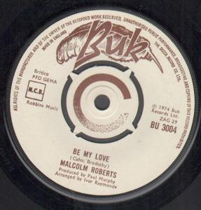 Malcolm Roberts - Be My Love - 7 Inch