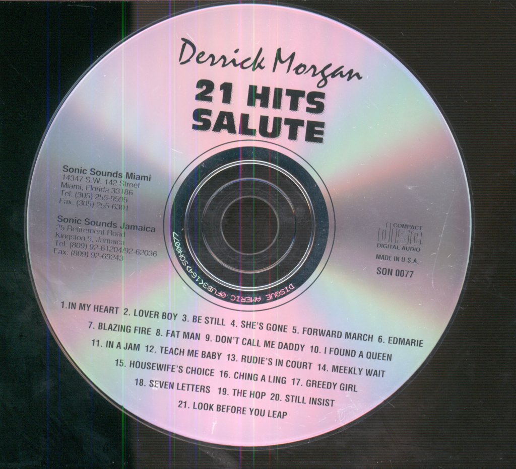 Derrick Morgan - 21 Hits Salute - Cd
