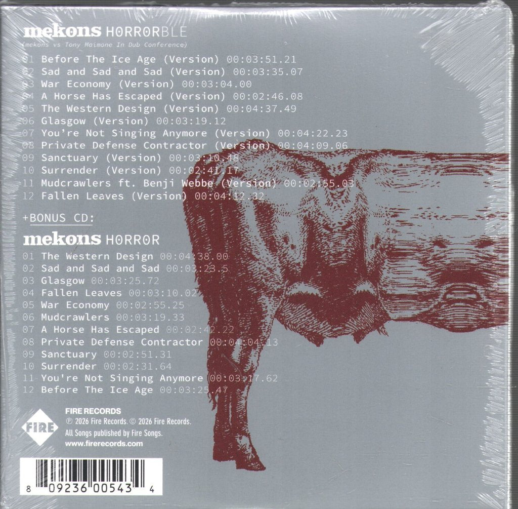 Mekons - Horror + Horrorble (Mekons vs Tony Maimone In Dub Conference) - Double Cd