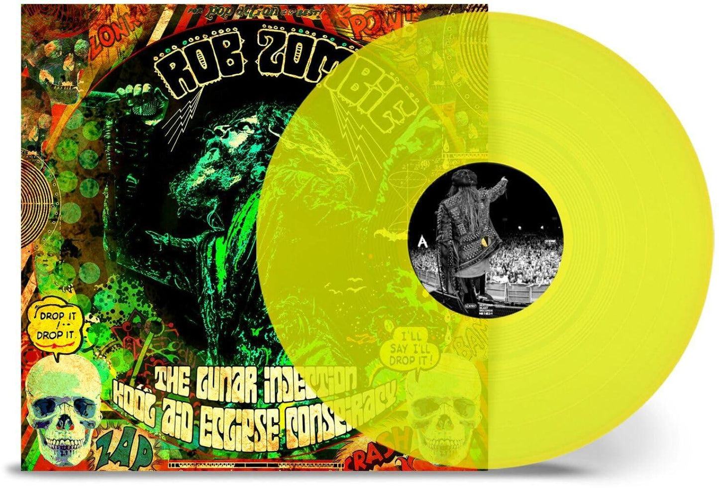 Rob Zombie - Lunar Injection Kool Aid Eclipse Conspiracy (Transparent Neon Yellow Vinyl) - Lp