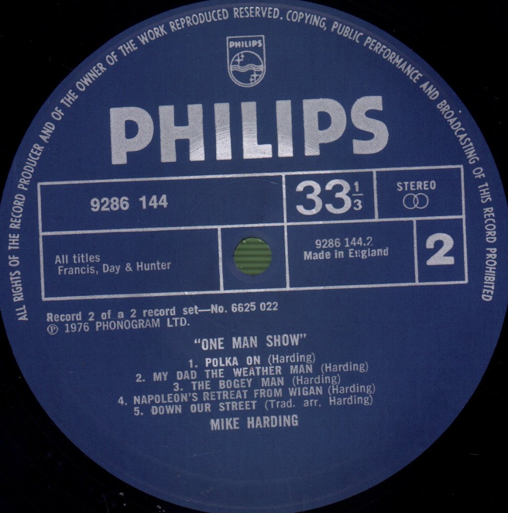 Mike Harding - One Man Show - Double Lp