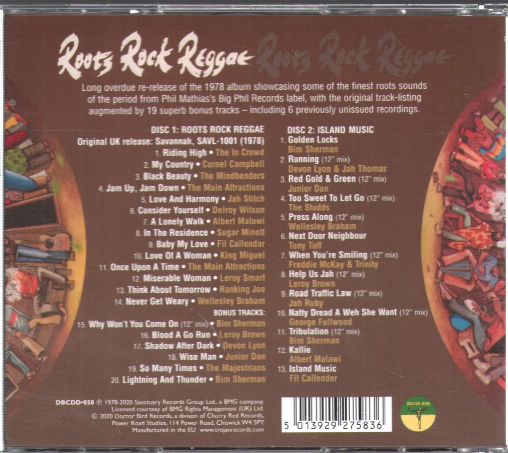 Various Artists - Roots Rock Reggae - Double Cd
