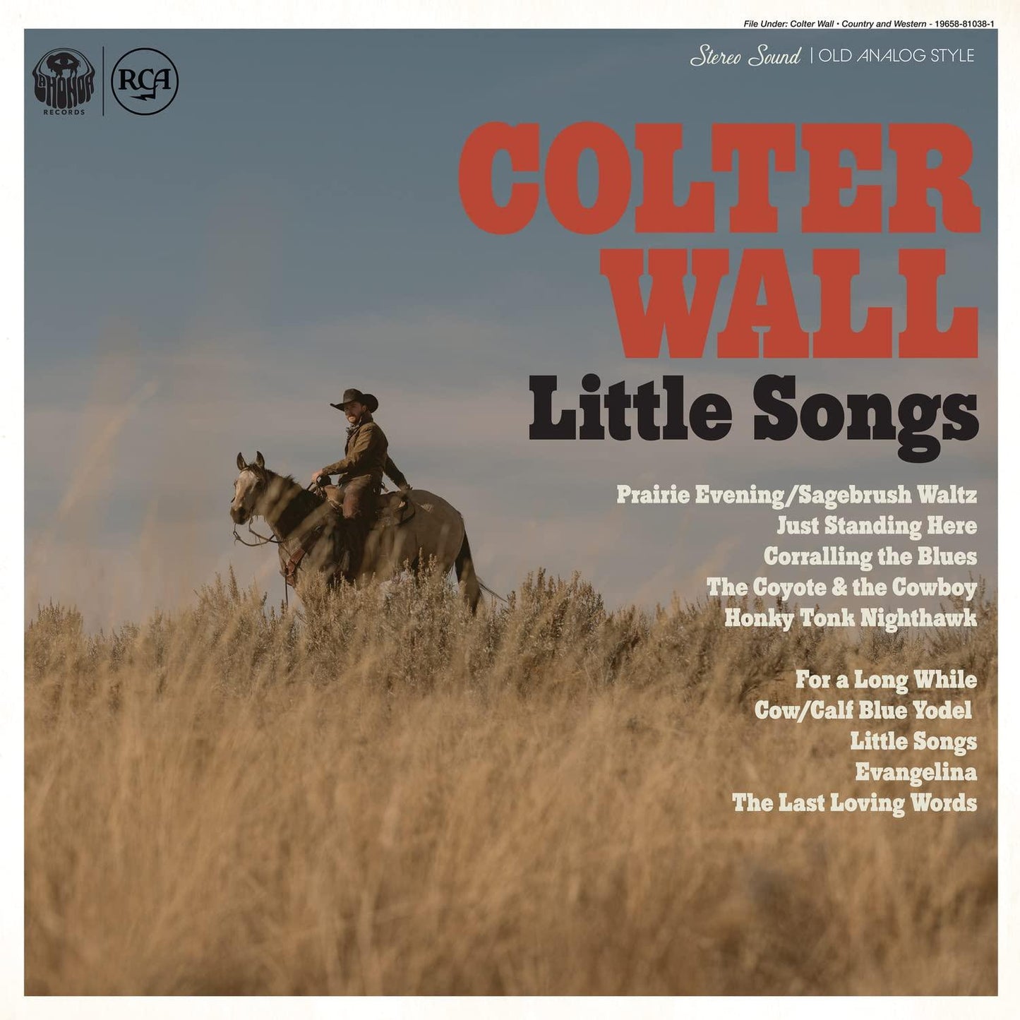 Colter Wall - Little Songs - Lp