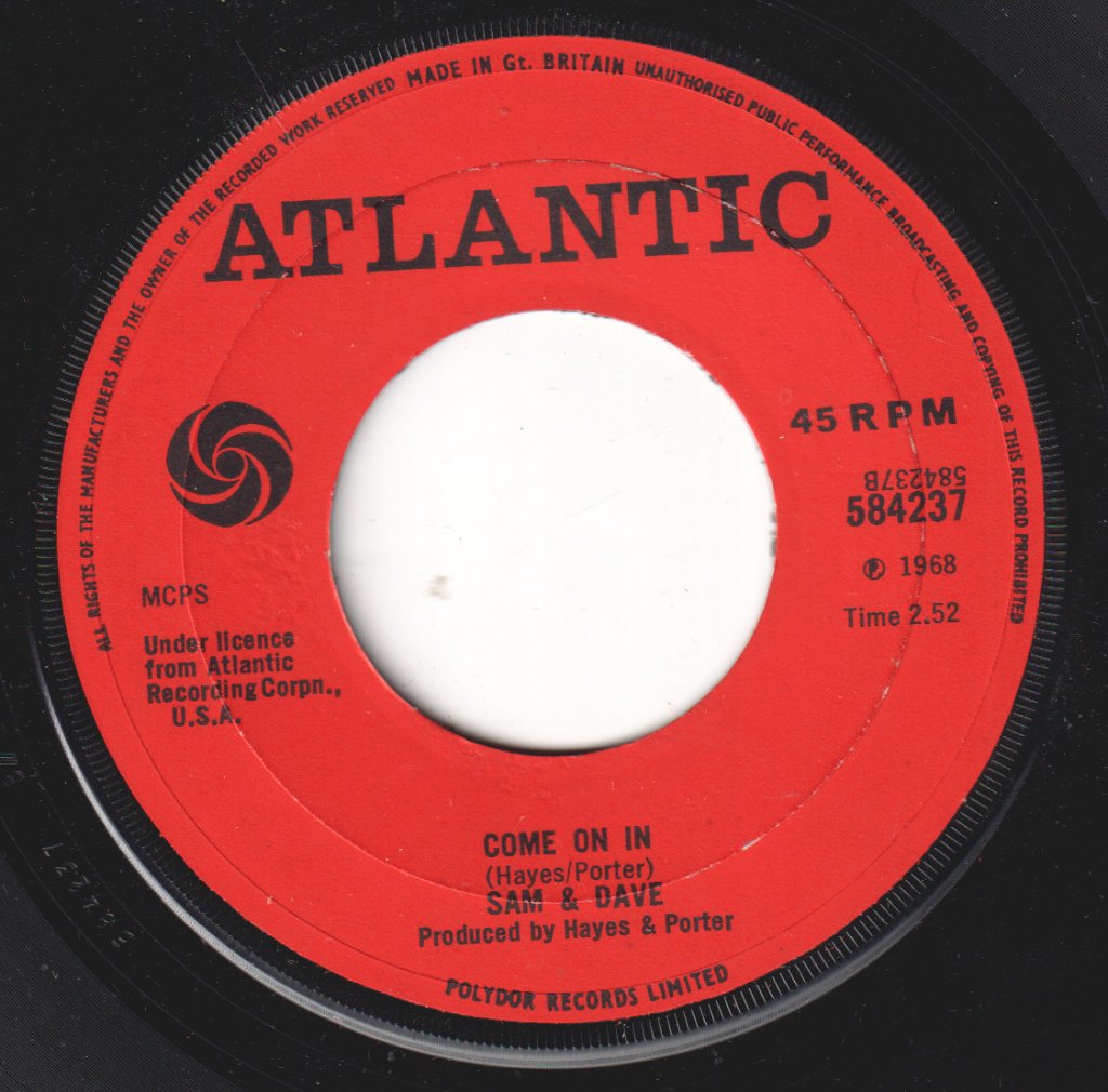 Sam And Dave - Soul Sister Brown Sugar - 7 Inch