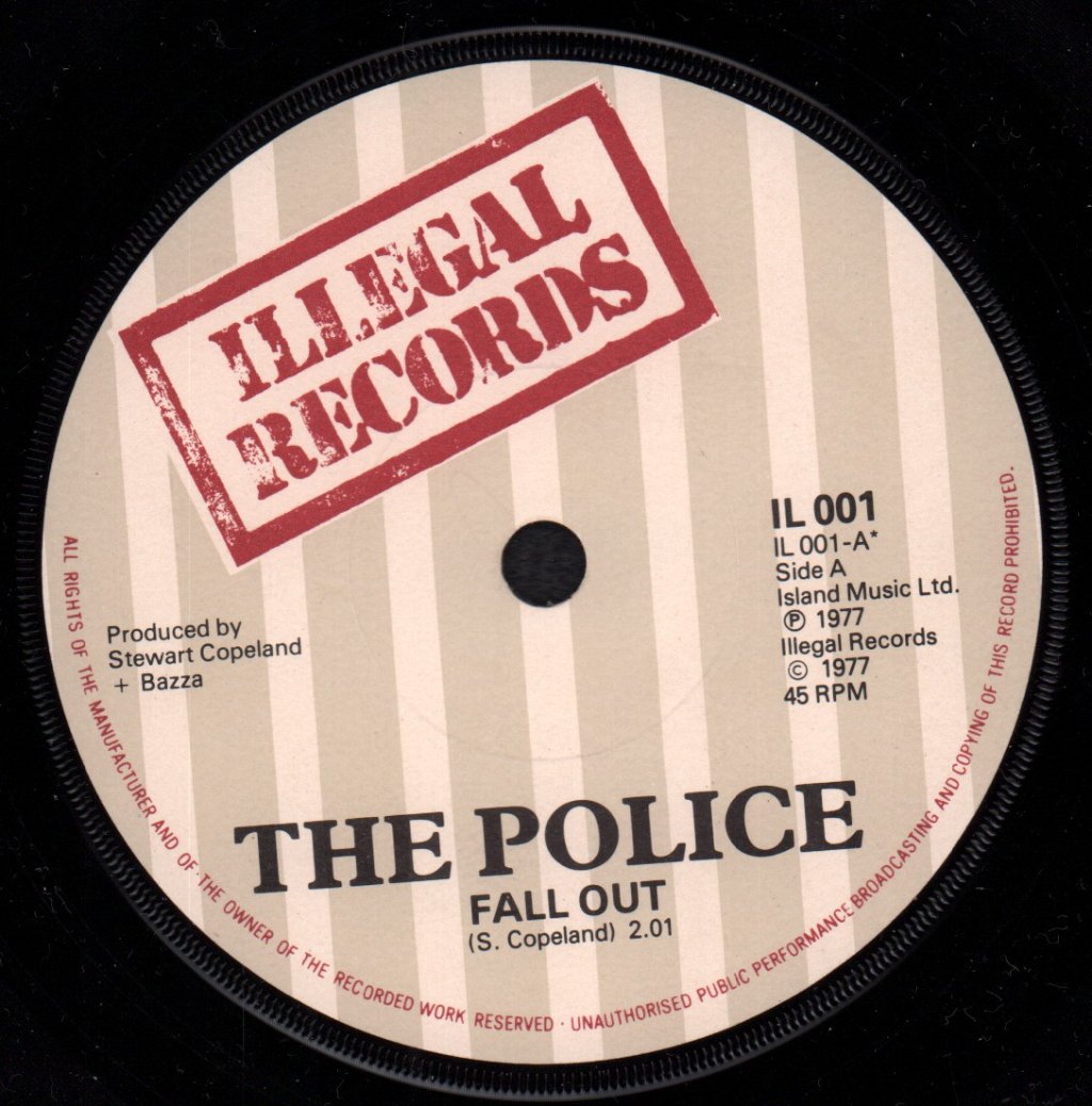 Police - Fall Out - 7 Inch