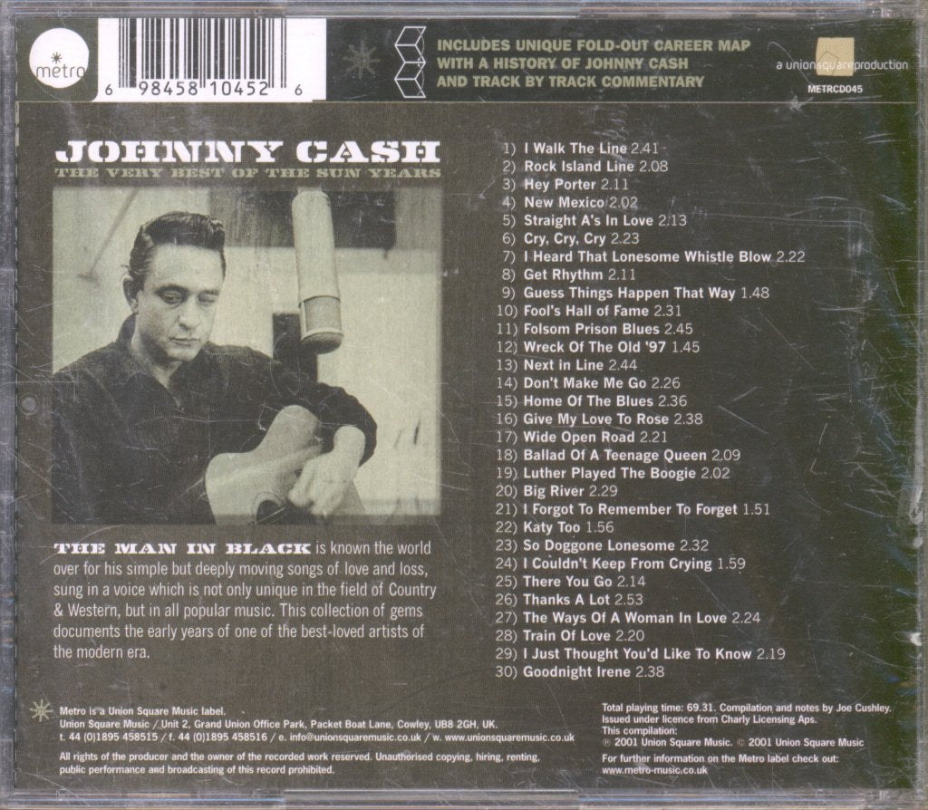 Johnny Cash - Very Best Of The Sun Years - Cd