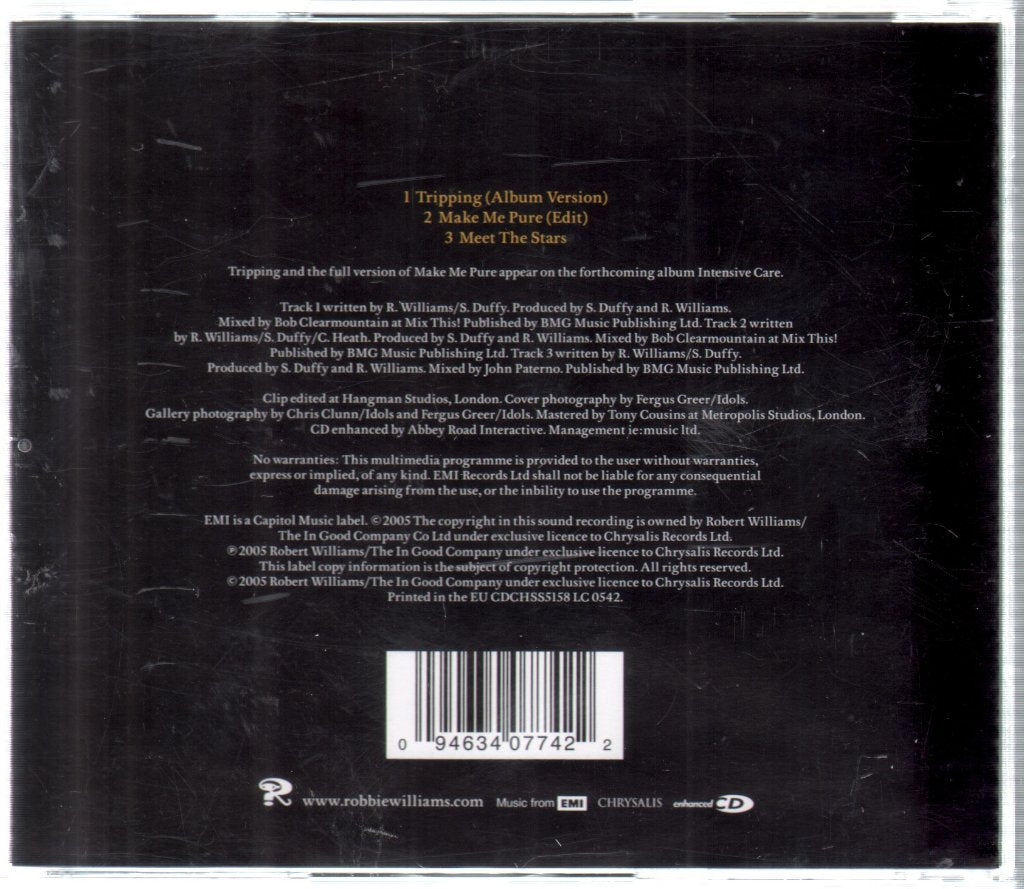 Robbie Williams - Tripping - Cd
