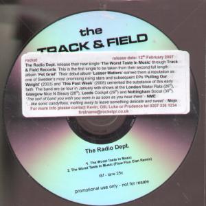 Radio Dept - Worst Taste In Music - Cdr