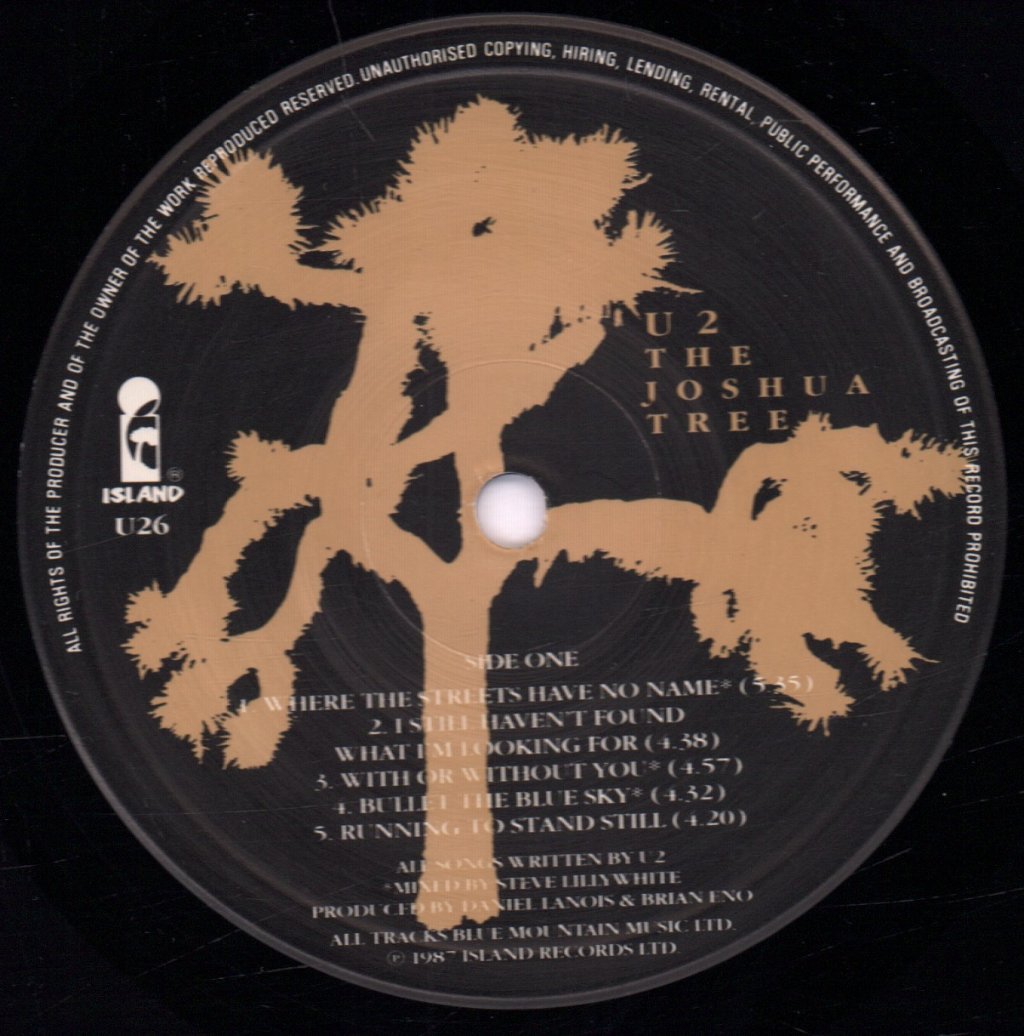 U2 - Joshua Tree - Lp