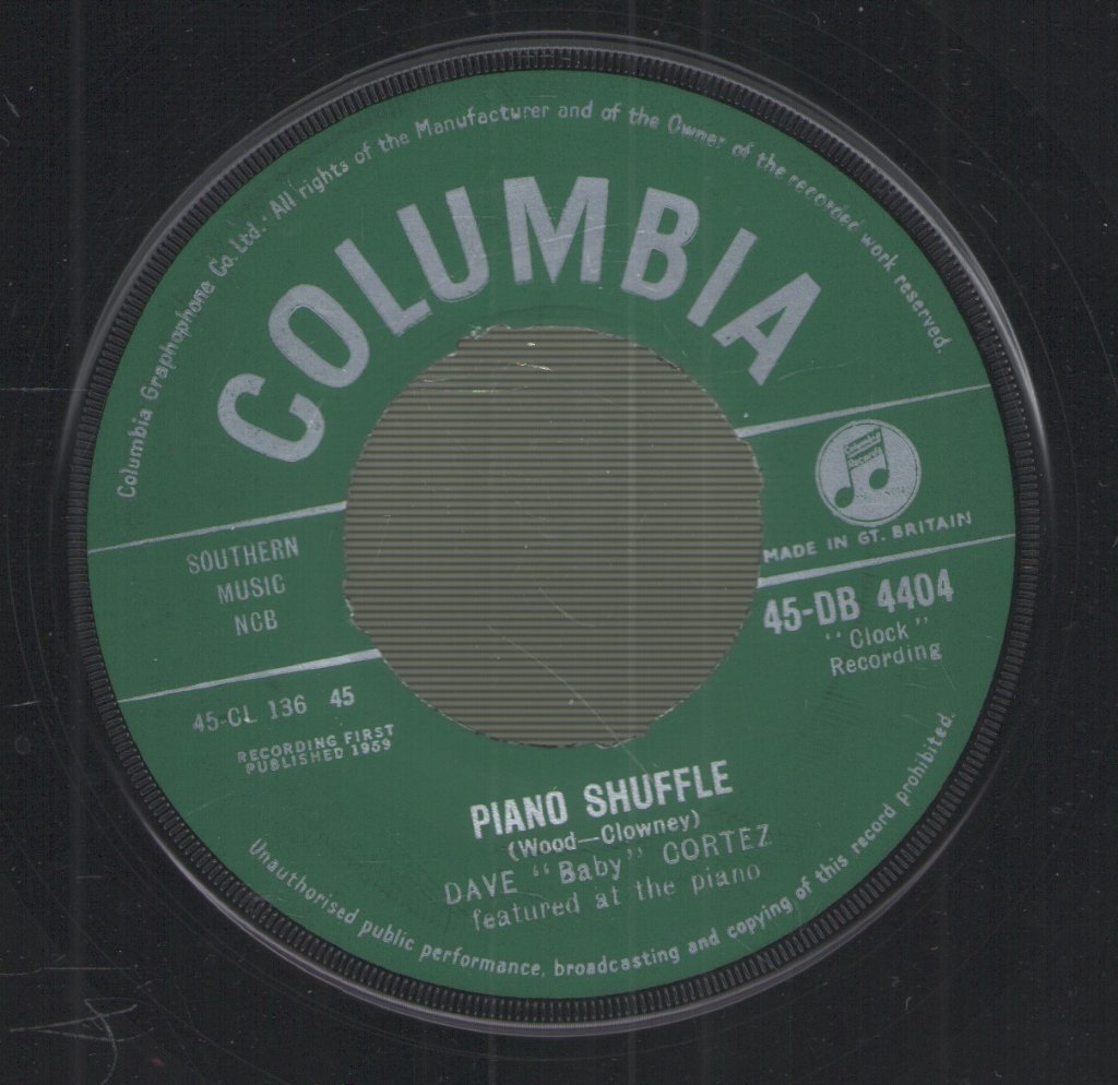 Dave Baby Cortez - Dave's Special - 7 Inch