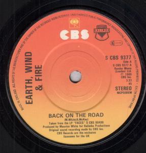 Earth Wind And Fire - Back On The Road - 7 Inch