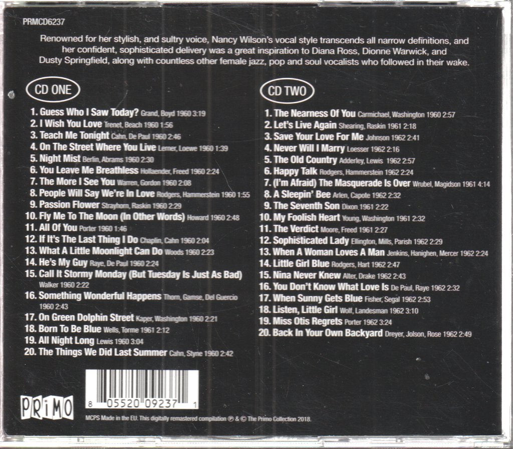 Nancy Wilson - Essential Recordings - Double Cd