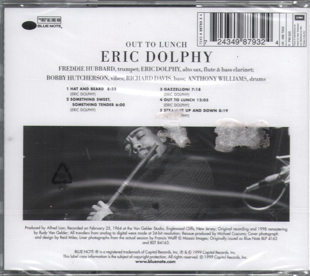 Eric Dolphy - Out To Lunch! - Cd