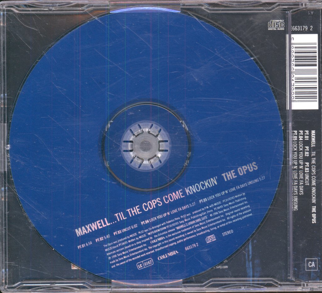 Maxwell - Til The Cops Come Knockin' - Cd