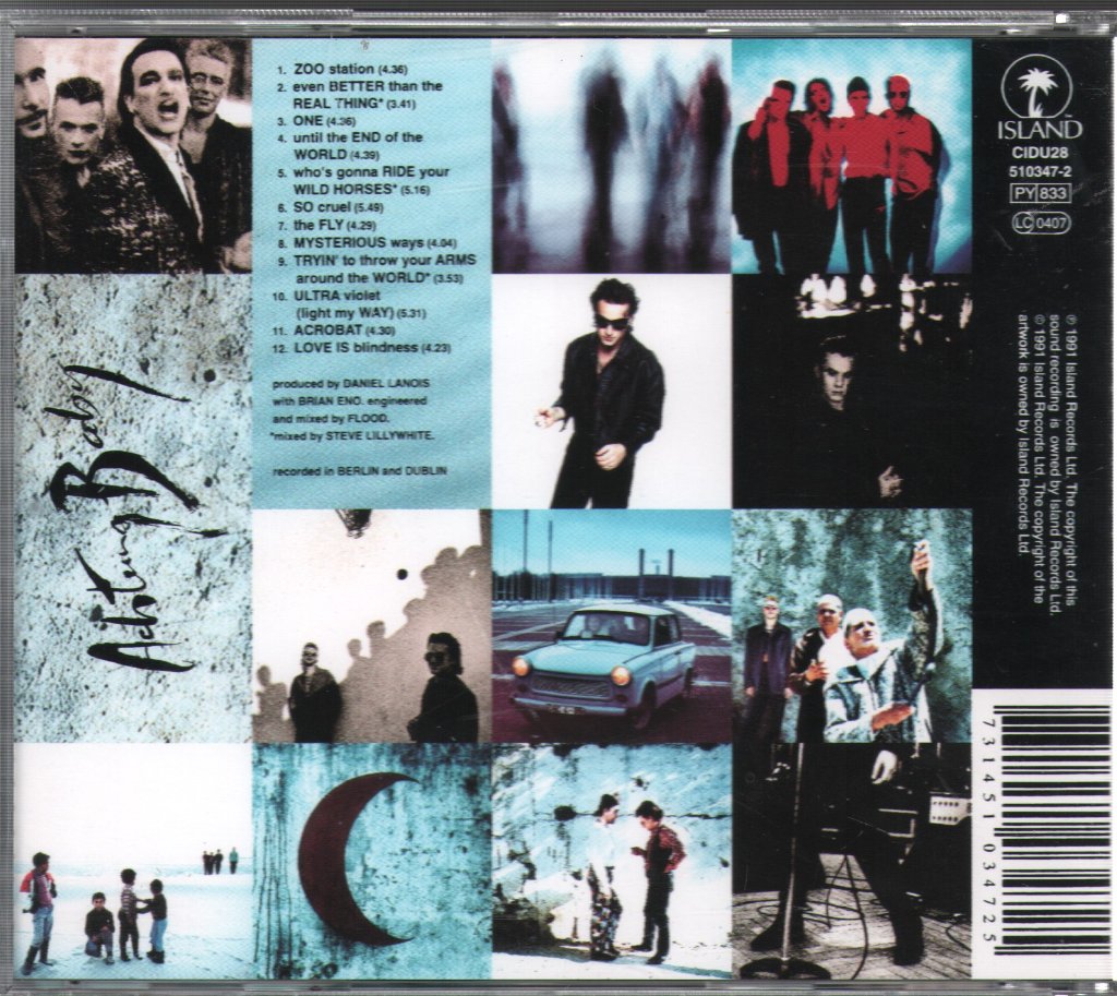 U2 - Achtung Baby - Cd