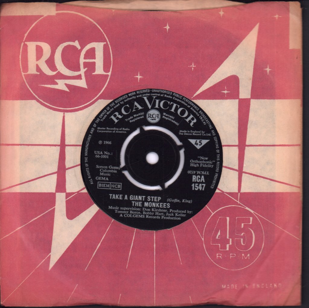 Monkees - Last Train To Clarksville - 7 Inch