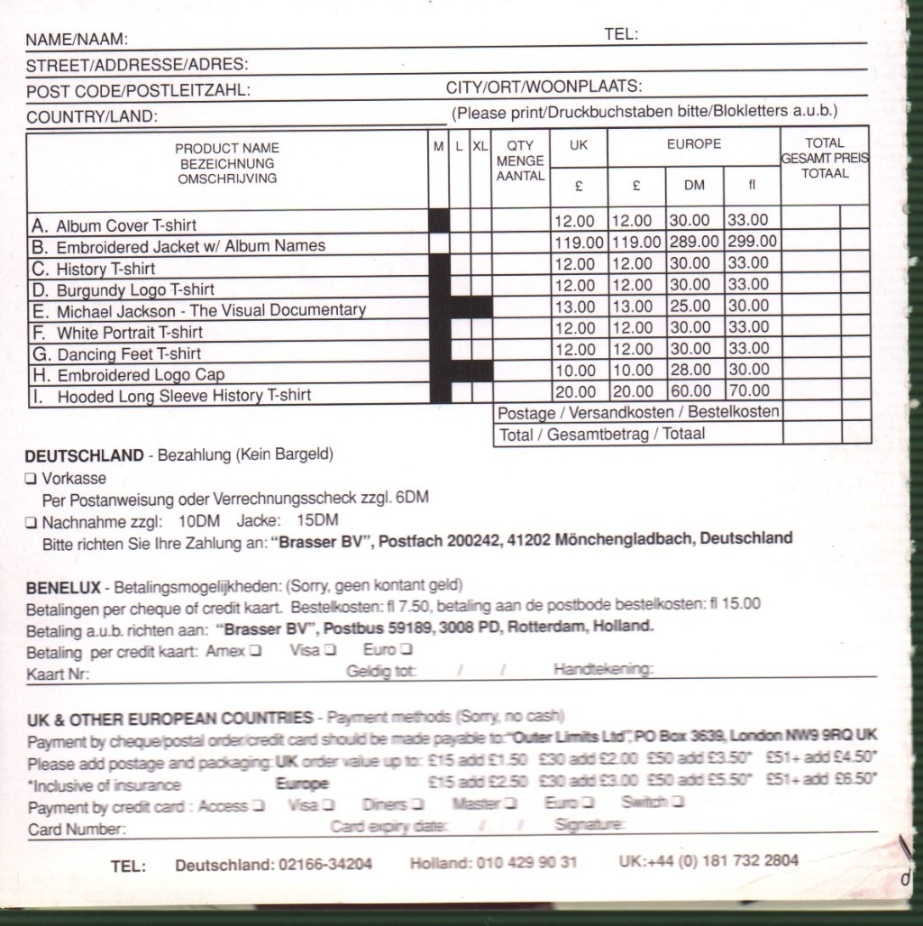 Michael Jackson - History - Triple Lp