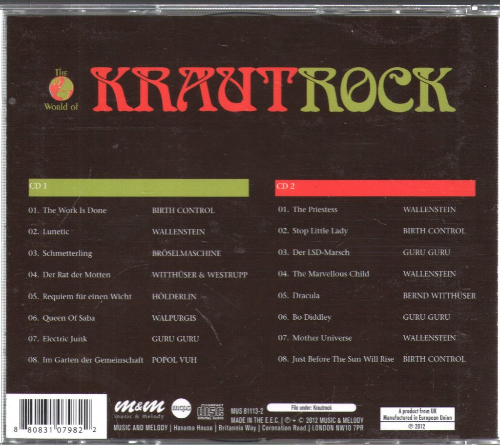 Various Artists - World Of Krautrock - Double Cd