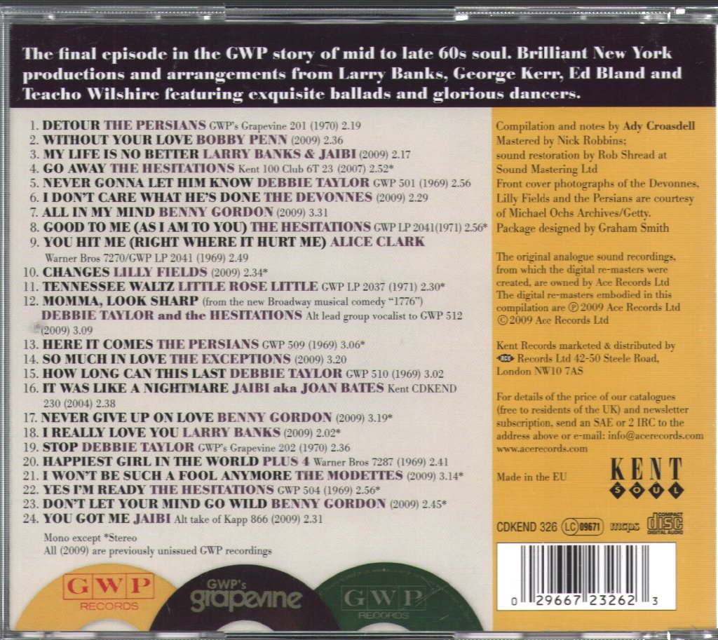 Various Artists - GWP NYC TLC Volume 2 - Cd