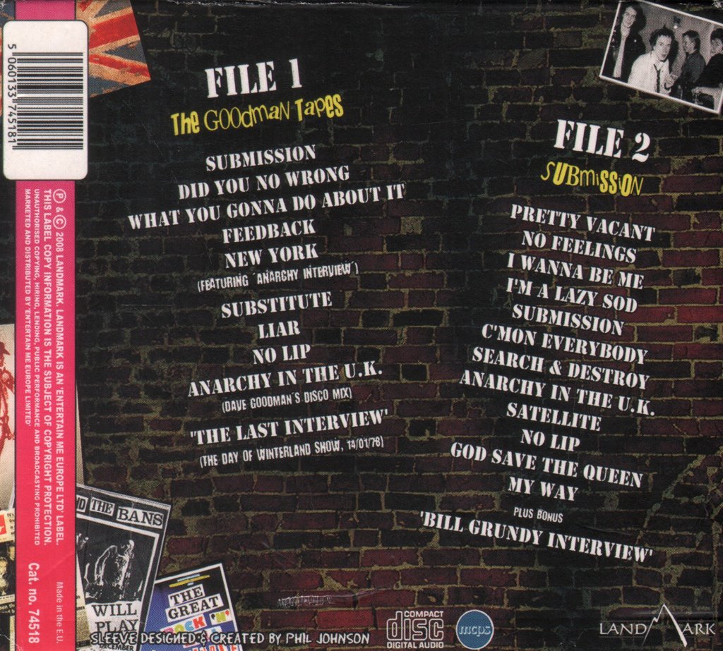 Sex Pistols - Agents Of Anarchy - Double Cd