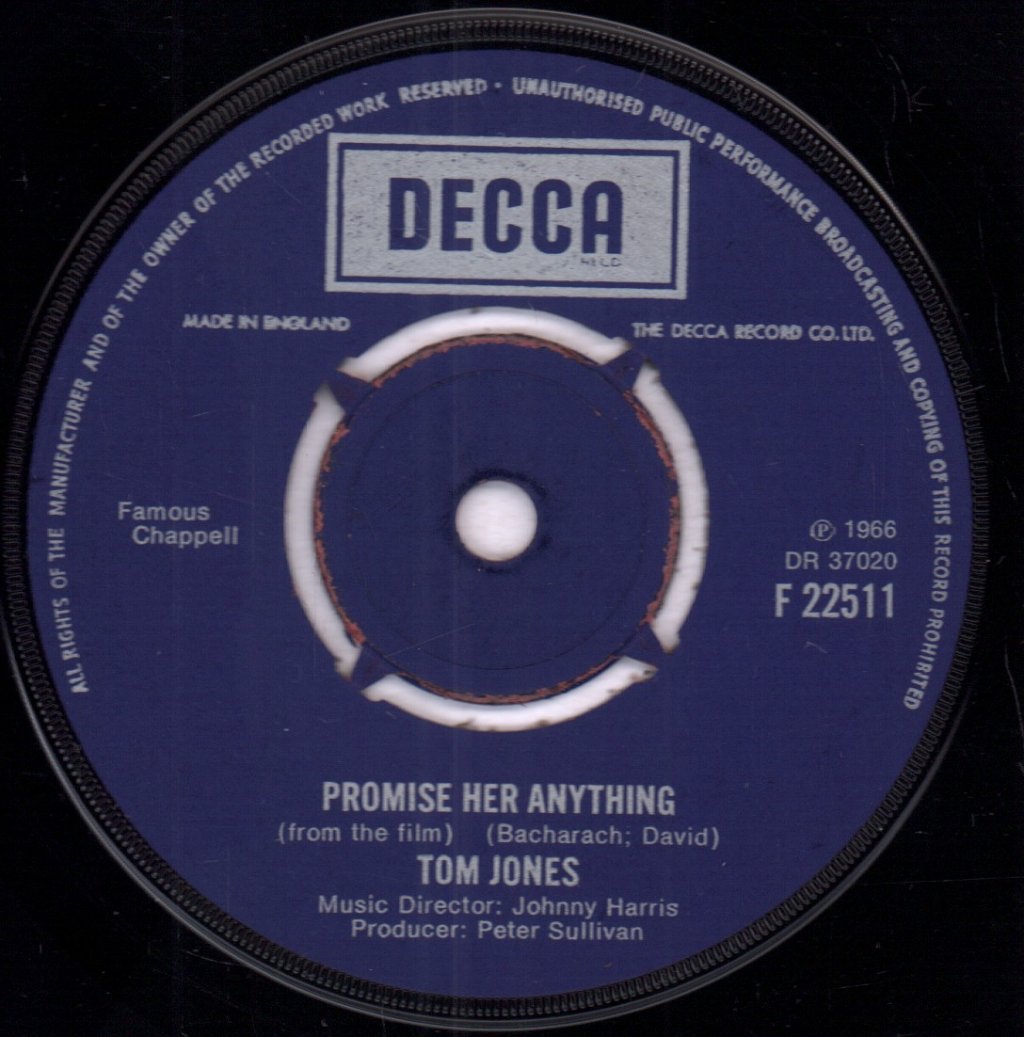 Tom Jones - Green Green Grass Of Home - 7 Inch