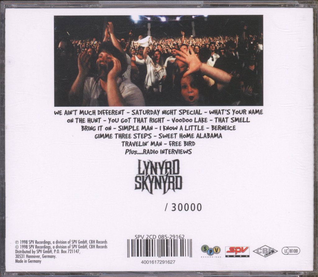 Lynyrd Skynyrd - Lyve From Steel Town - Cd
