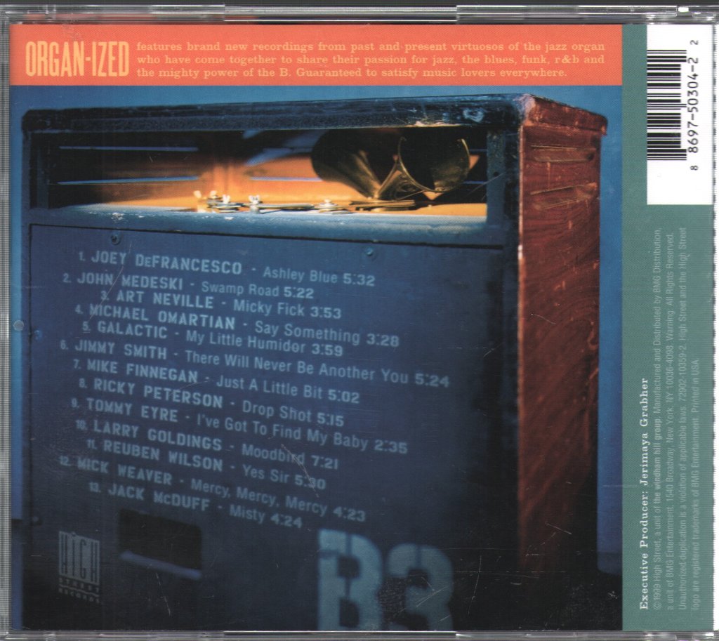 Various Artists - Organ-ized - Cd