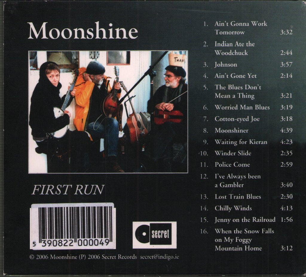 Moonshine - First Run - Cd